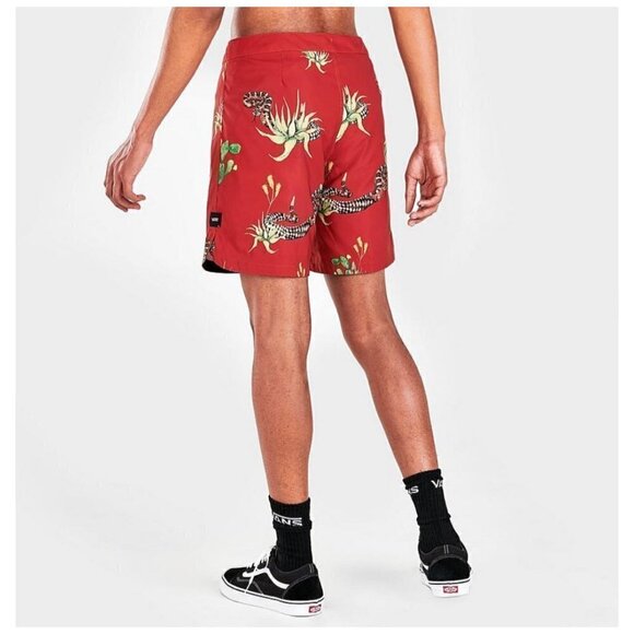 NWT VANS Mixed 18" Board Shorts Cargo Pocket Desert Nature Print Sz 34 NEW $55 - Picture 5 of 9